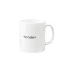 ゆんゆんのタグマグ：code Mug :right side of the handle