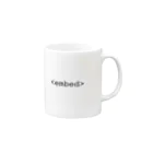 ゆんゆんのタグマグ：embed Mug :right side of the handle