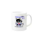 ぶろもんのしばいぬーんティー Mug :right side of the handle