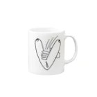 からてチョップシリーズのからてチョップV Mug :right side of the handle