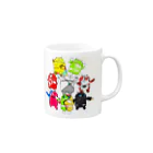 shobaba88のドロイド君ヒーローズ Mug :right side of the handle