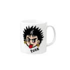 ROCK BEARのパンクボーイ Mug :right side of the handle