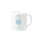 めろめろ＠minneで雑貨販売中ですのしゅわくま Mug :right side of the handle