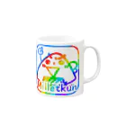 おにぎり屋みれっとのＮＥＷ Milletkun Mug :right side of the handle