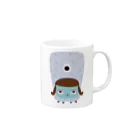 arukoのミス・アタッチ Mug :right side of the handle