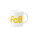 #fc0の#fc0オリジナルロゴ Mug :right side of the handle