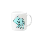 えぬのいか(おじぎ) Mug :right side of the handle