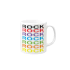 nonnonのカラフルROCK Mug :right side of the handle