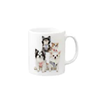 りずママのりずファミリー Mug :right side of the handle