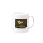 HIPPOPO CASCIMAのcoffee adict Mug :right side of the handle