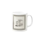 J. Jeffery Print Galleryの天使が矢を放つ Mug :right side of the handle