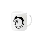 結希のhorseshoe Mug :right side of the handle