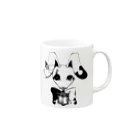 unoのゴスパンうさちゃん Mug :right side of the handle