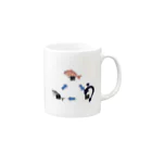 gosekunのタイマグ Mug :right side of the handle