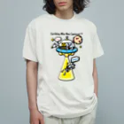 Cɐkeccooの囚われの地球人(うちゅうじん)!?UFO襲来!! Organic Cotton T-Shirt