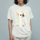 狩須磨セドリ おふぃしゃる グッズのフレンチブルドッグ Organic Cotton T-Shirt