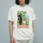 J. Jeffery Print Galleryの愛犬とお散歩 Organic Cotton T-Shirt