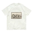 J. Jeffery Print Galleryの天使のイルカ車レース オーガニックコットンTシャツ