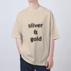 Lenのsilver & gold オーバーサイズTシャツ