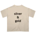 Lenのsilver & gold オーバーサイズTシャツ