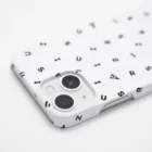 Hachun's closetのiphoneケース　総柄ピンク Smartphone Case :camera lens hole