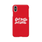 burnworks designのOne Shot One Goal（赤） スマホケース