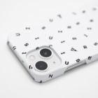 むにゅのしろいかたまりちゃん Smartphone Case :camera lens hole