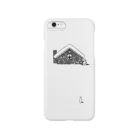 DAKE SHOPのwhite snow Smartphone Case