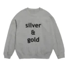 Lenのsilver & gold スウェット