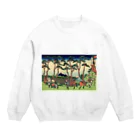 浮世絵 ｜ うきよえ屋の東海道程ケ谷／葛飾北斎 Crew Neck Sweatshirt