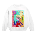 てんとうむしのくつしたのえかき Crew Neck Sweatshirt