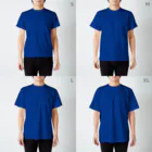 おやこのクロッキーのアイスクレープ Regular Fit T-Shirt :model wear (male)