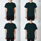 洗濯日和のニコニコBROTHER Regular Fit T-Shirt :model wear (male)