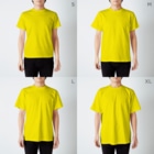 Akiss art ONLINE SHOPのあなたと見つめ合う Regular Fit T-Shirt :model wear (male)