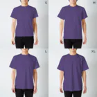 あけたらしろめのmail Regular Fit T-Shirt :model wear (male)