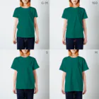 ハナモリSHOP∞SUZURIの旅 Regular Fit T-Shirt :model wear (woman)