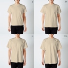 いきもの大好き！ほほえみフレンズのいきもの大好き！ほほえみフレンズ。動物たちが大集合！ Regular Fit T-Shirt :model wear (male)