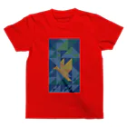 YmanchuのORIGAMI-BIRD-DKG Regular Fit T-Shirt