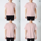 hanjilowのマッチョドラゴン Regular Fit T-Shirt :model wear (male)