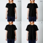 Akiss art ONLINE SHOPのあなたと見つめ合う Regular Fit T-Shirt :model wear (woman)