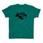 たかせ ゆづきのTurtle-Black スタンダードTシャツ