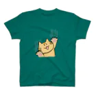 かめ吉のねこビリッ Regular Fit T-Shirt