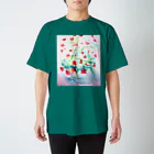 にじのははのにじみ_お花 スタンダードTシャツ