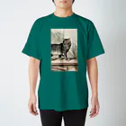 J. Jeffery Print Galleryのネコちゃん スタンダードTシャツ