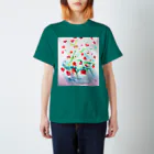 にじのははのにじみ_お花 スタンダードTシャツ