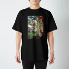 和もの雑貨 玉兎の東海道名所之内 秋葉山【浮世絵・妖怪・天狗】 Regular Fit T-Shirt