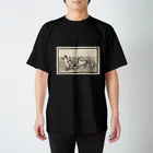 J. Jeffery Print Galleryの天使のイルカ車レース スタンダードTシャツ