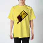 Cɐkeccooのとろーりとろける板チョコ★ラベル付き スタンダードTシャツ