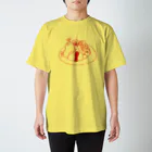 メバエマツモトのmebaelunch(red) スタンダードTシャツ