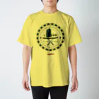 株式会社レキオネシアの琉球伝統帆掛鱶舟帆漕馬鹿：紋章1 Regular Fit T-Shirt